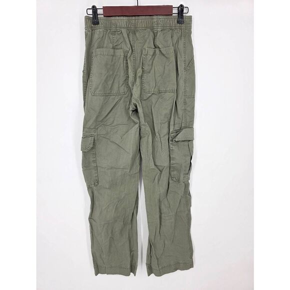 Abercrombie & Fitch Women's‎ Green Relaxed Fit Straight Cargo Pants Size 2 - Picture 2 of 4